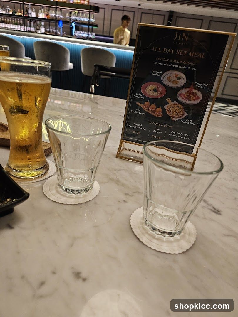 Jin Gastrobar Menu