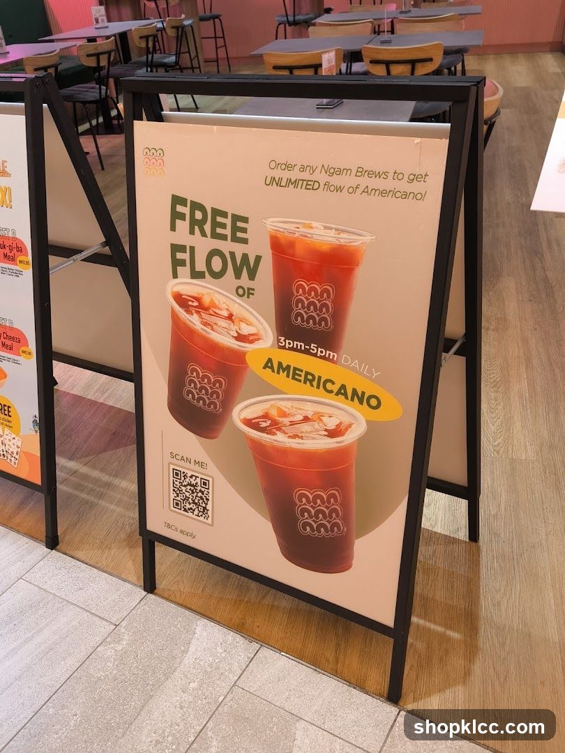 Free Flow Americano Promotion
