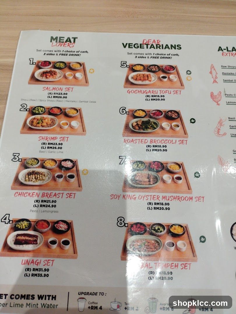 MEAT LOVERS & DEAR VEGETARIANS SETS
