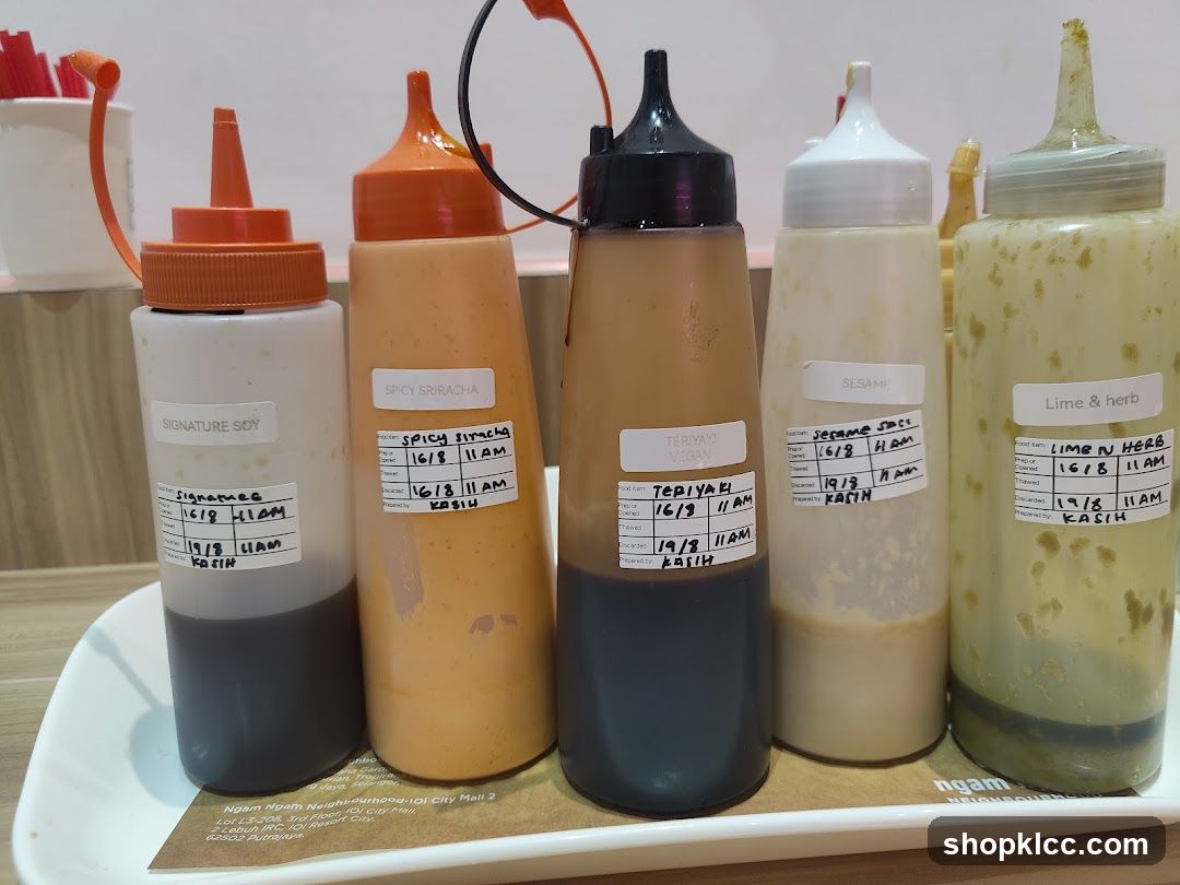 Condiment Bottles