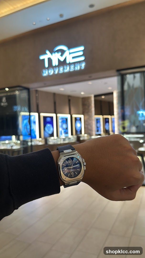 Watch on Wrist in Store