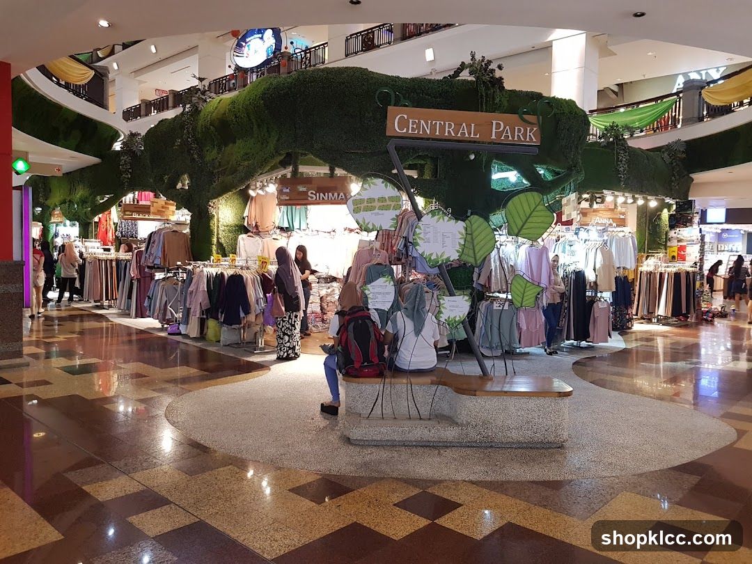 Central Park Clothing Stalls