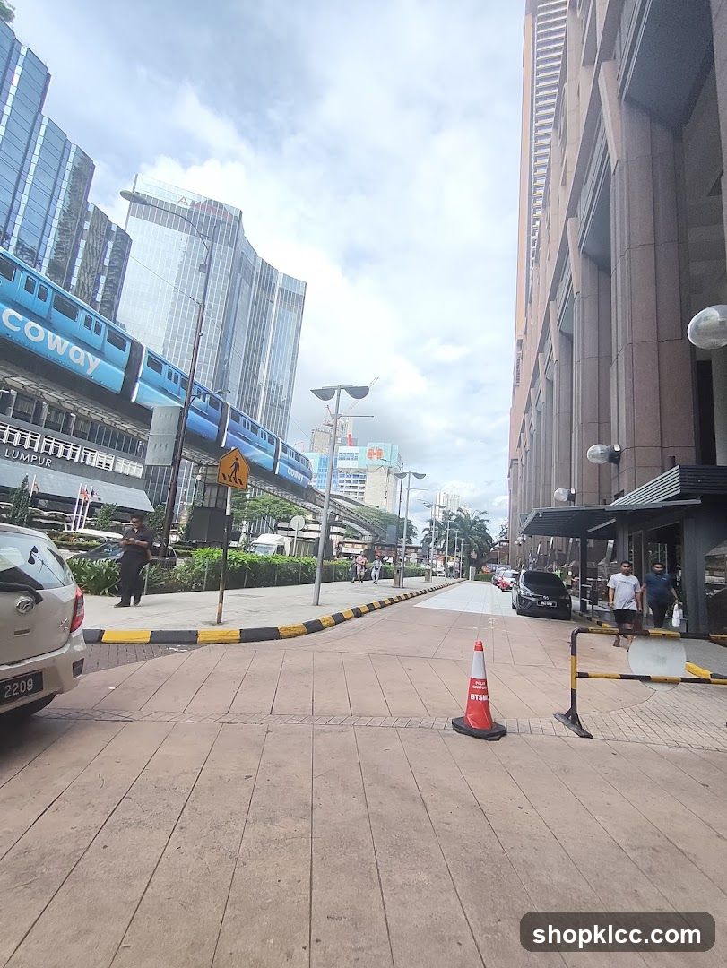 City Street with Monorail