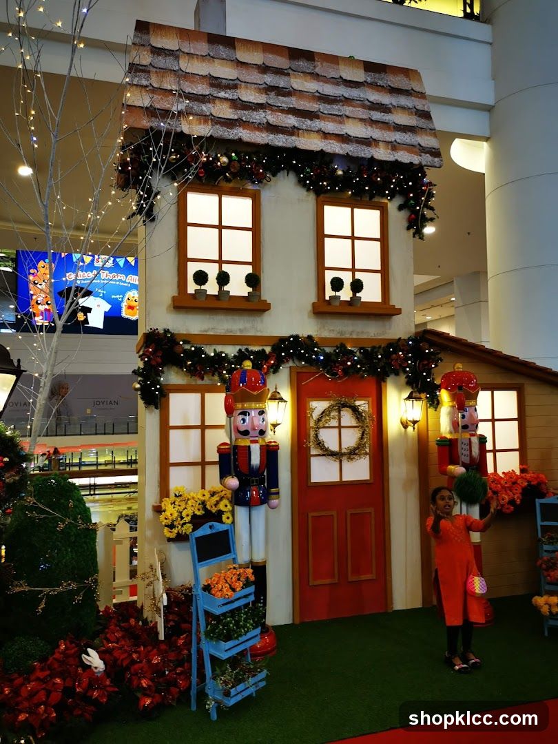 Christmas Display with Nutcrackers