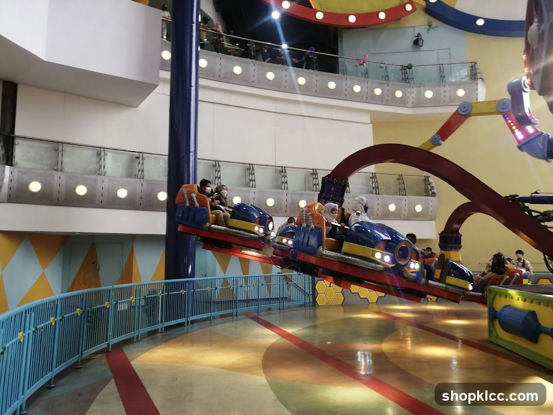 Amusement Ride in an Indoor Entertainment Venue
