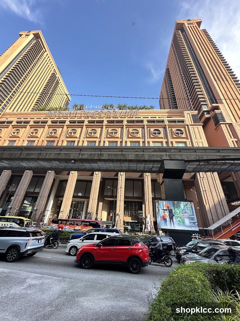 Busy City Street with Tall Buildings