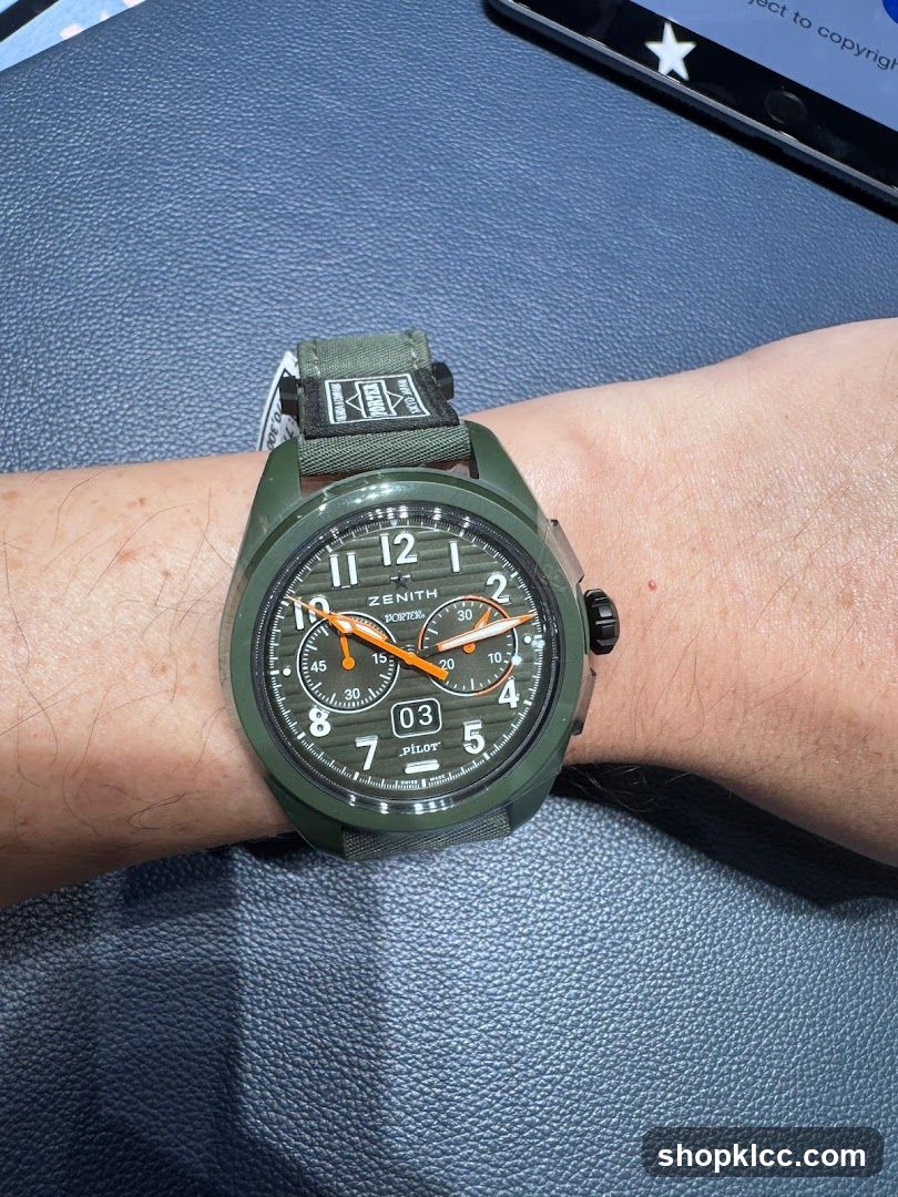 Zenith Pilot Watch on Wrist