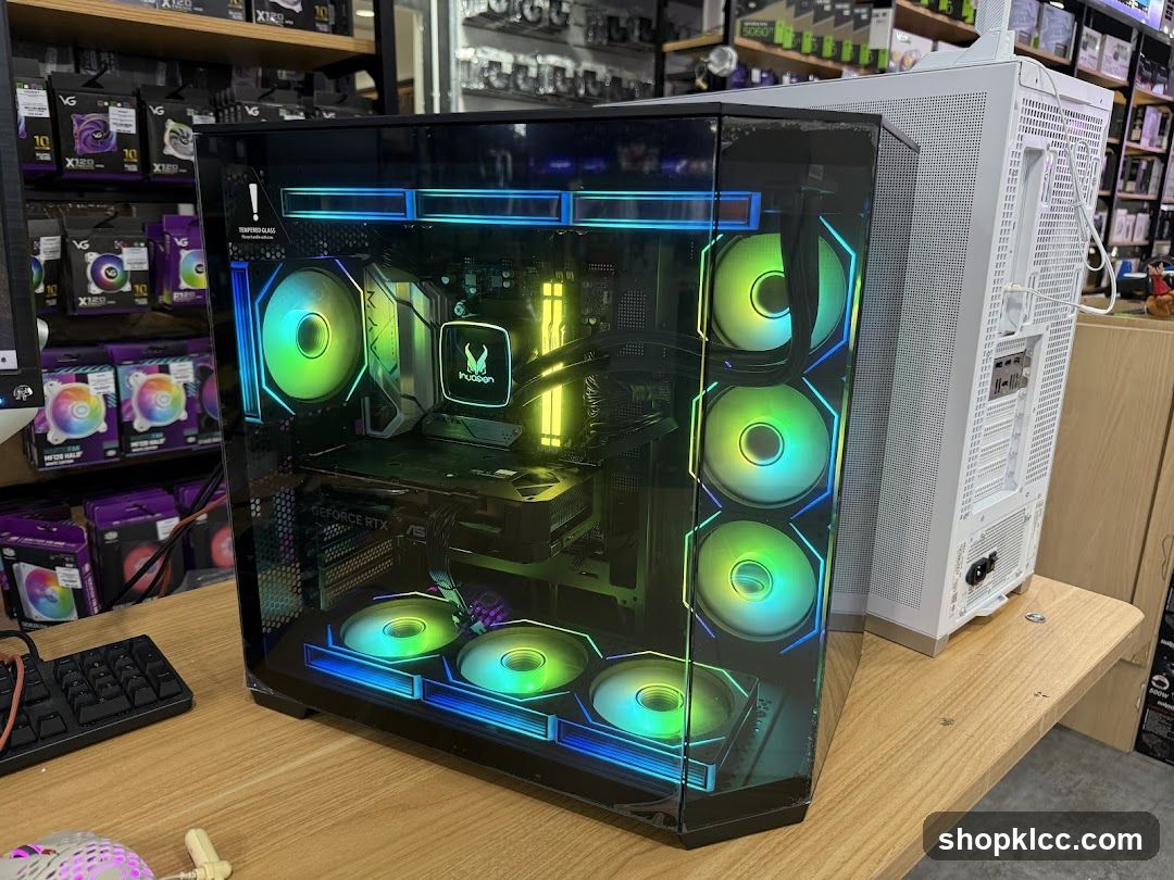 Custom PC Build with RGB Lighting