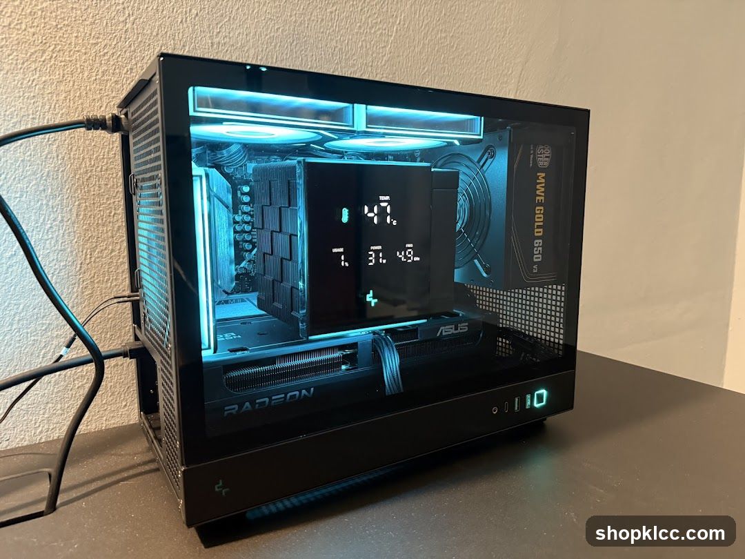 Computer Case with RGB Lighting