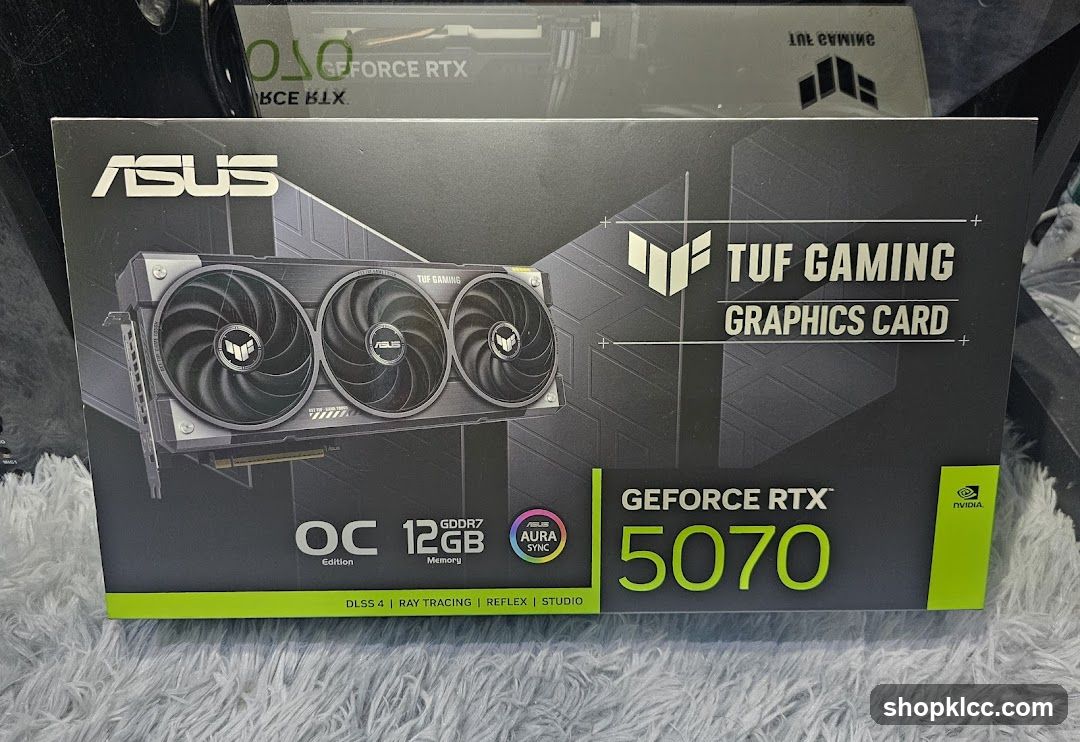 ASUS TUF Gaming GeForce RTX 5070 Graphics Card Box