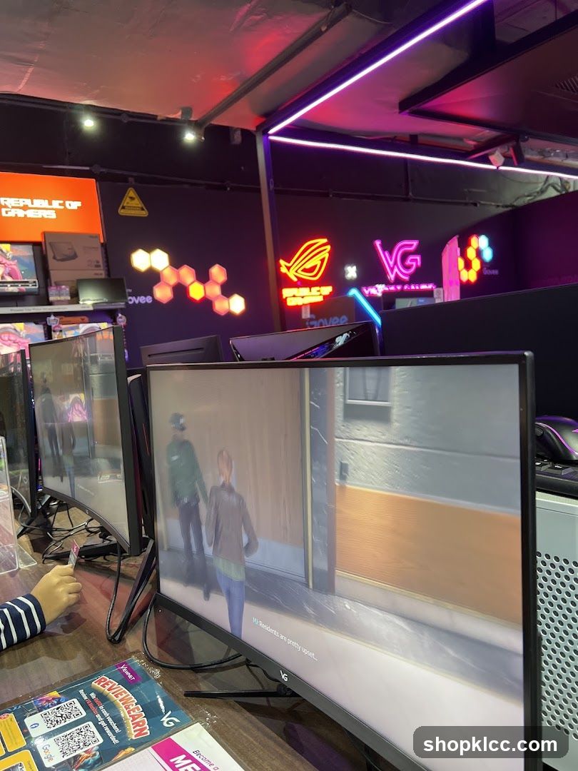Gaming Center Interior