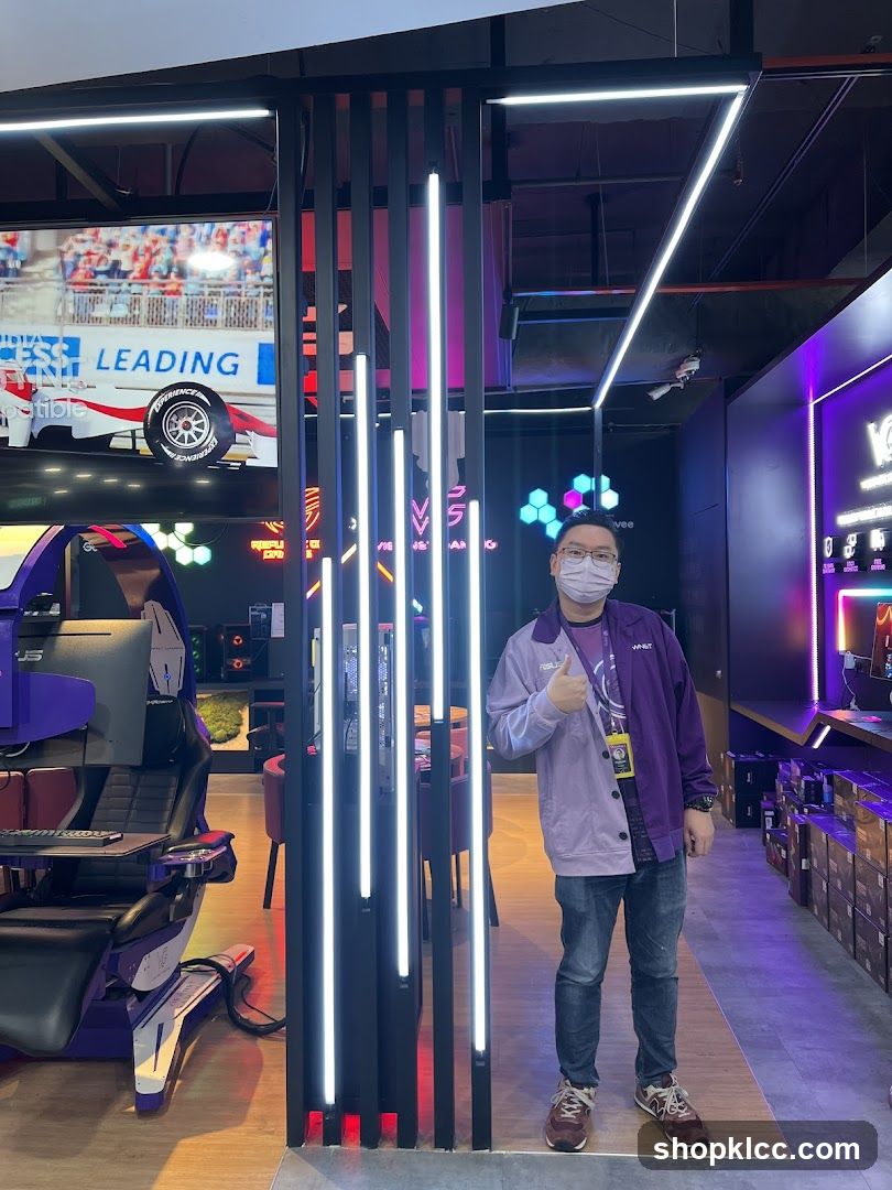 Man in Gaming Store