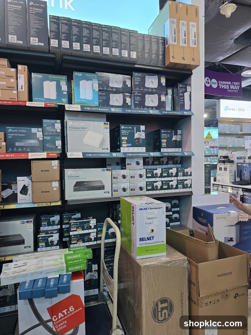 Electronics Store Shelving