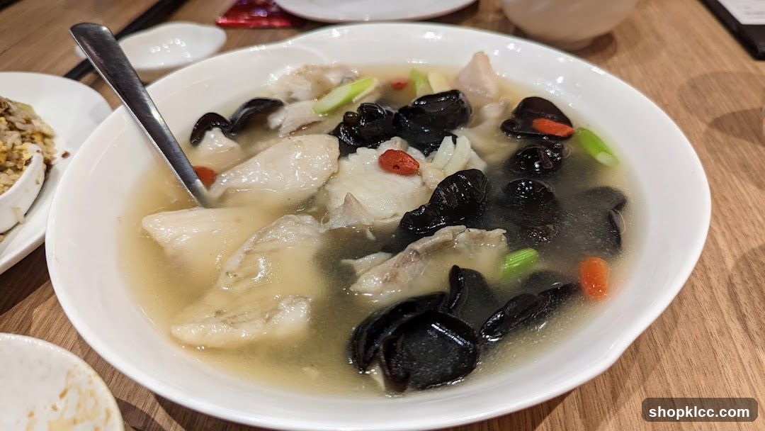 Fish Soup with Black Fungus