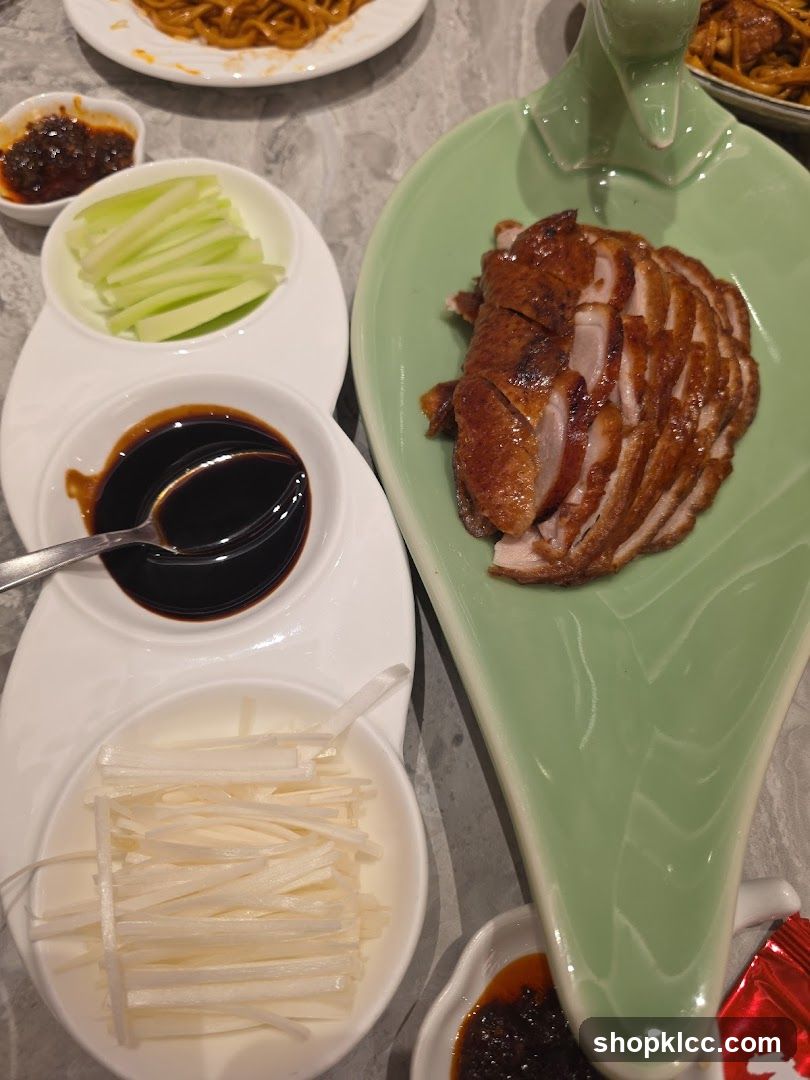 Peking Duck with Accompaniments