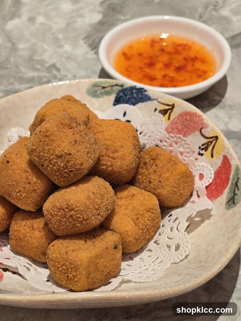 Fried Bites with Dipping Sauce