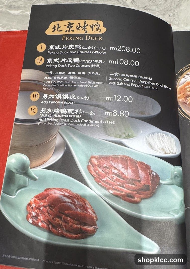 PEKING DUCK