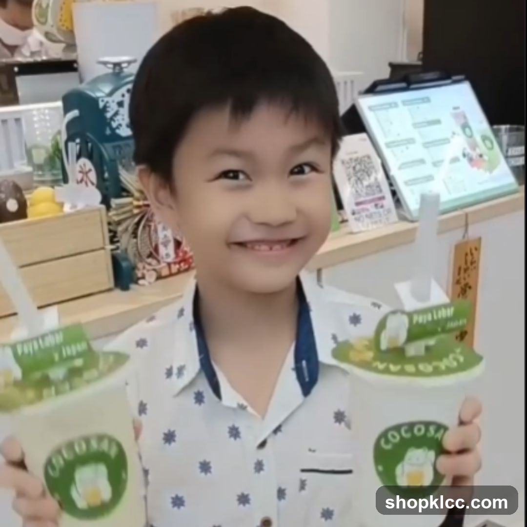 Boy Holding Drinks