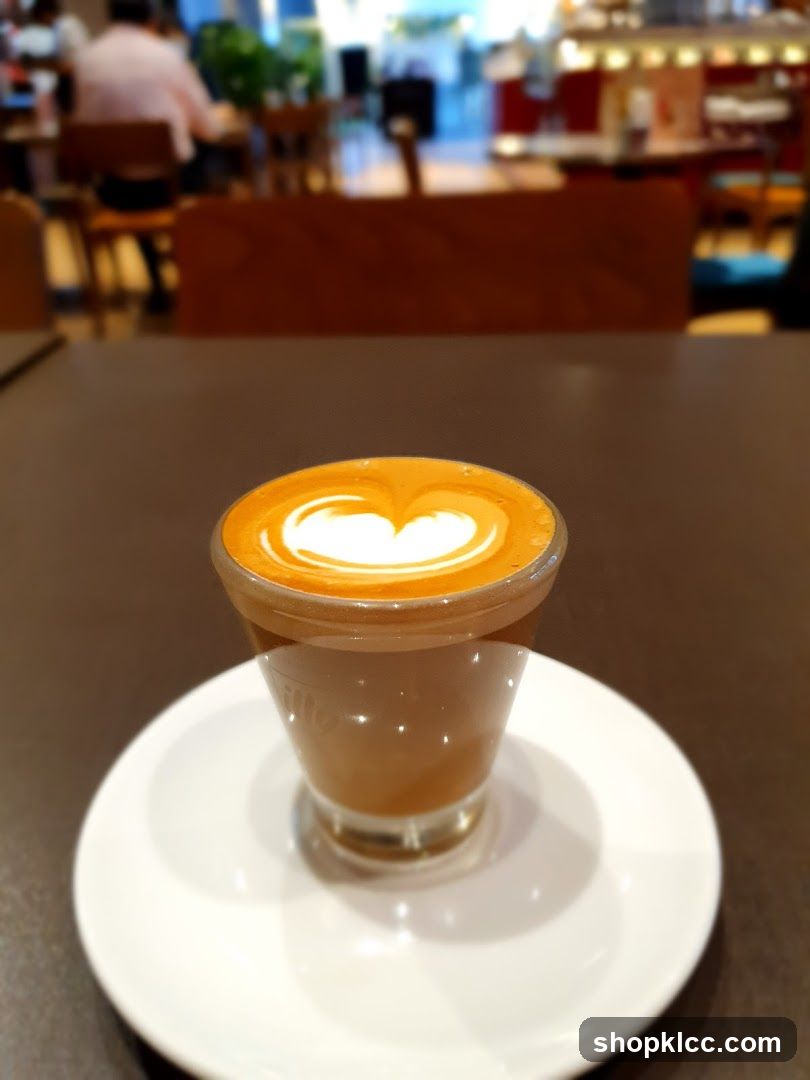 Latte with Heart Art
