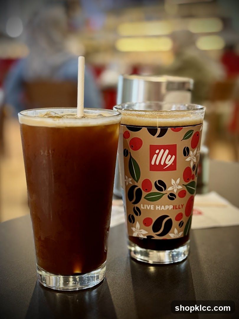 Two Iced Coffee Drinks