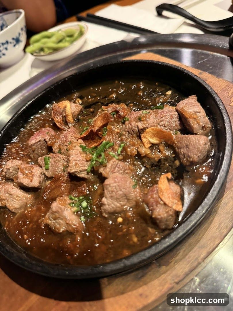 Sizzling Beef Dish