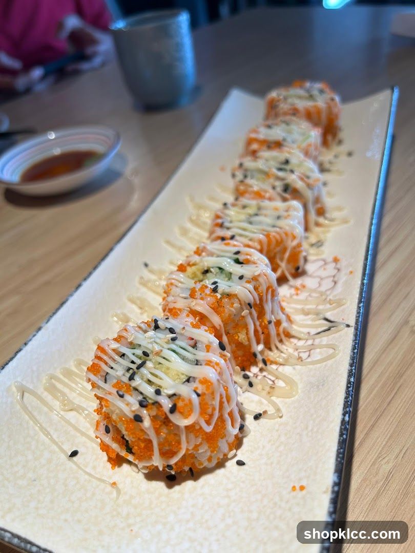 Sushi Rolls with Sauce