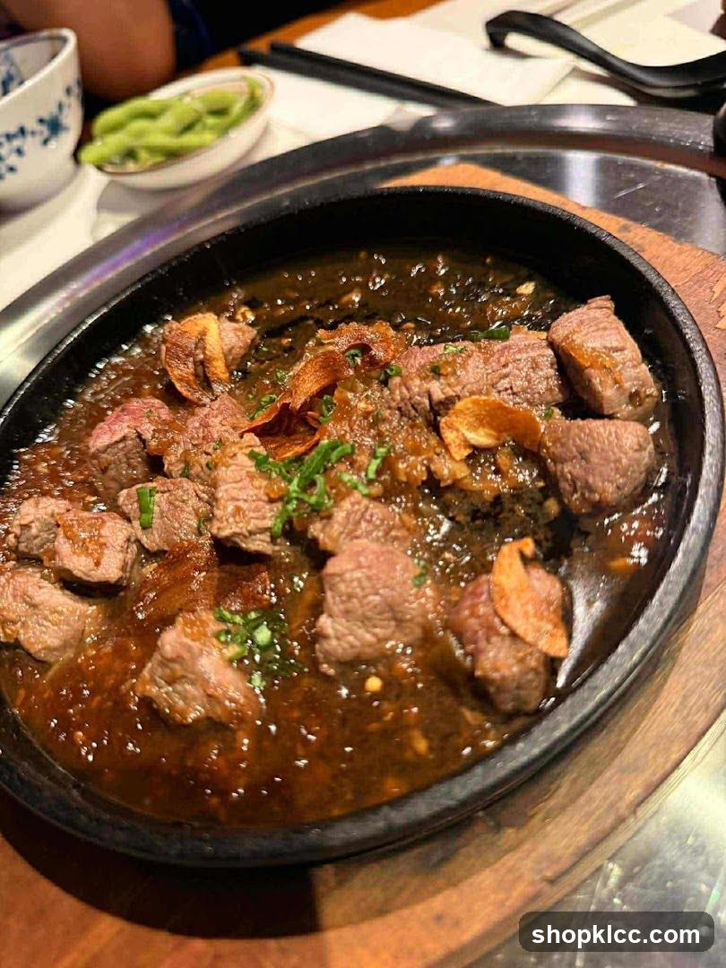 Sizzling Beef Dish