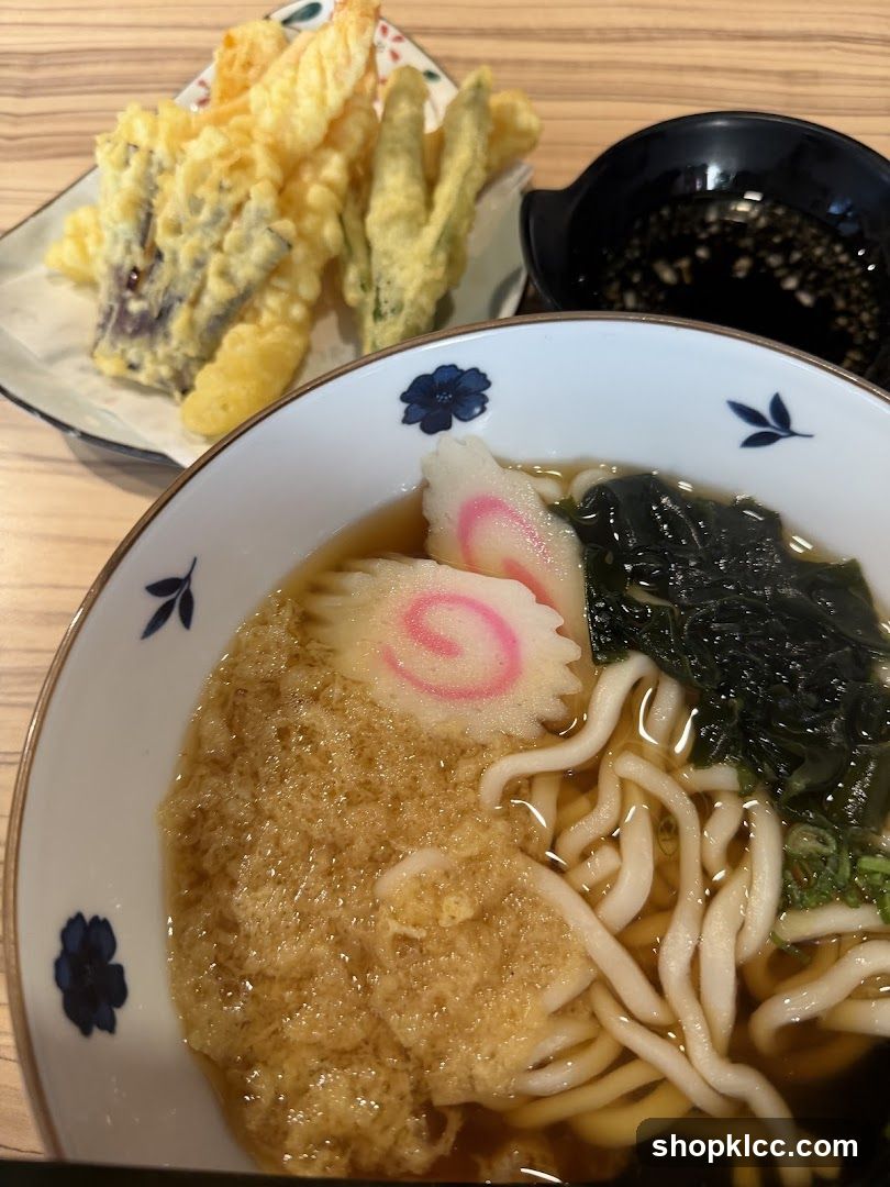 Udon Soup and Tempura