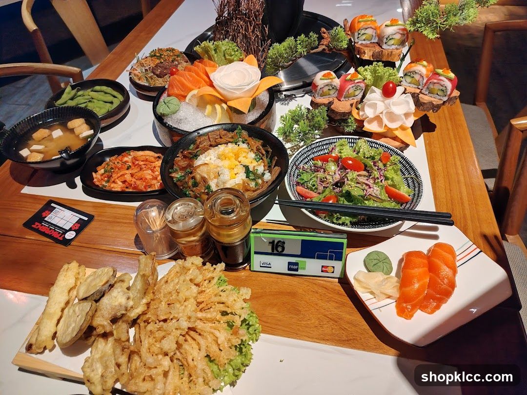 Japanese Food Spread