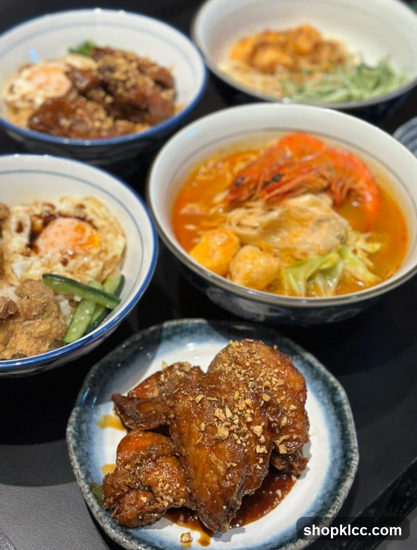 Assortment of Asian Dishes