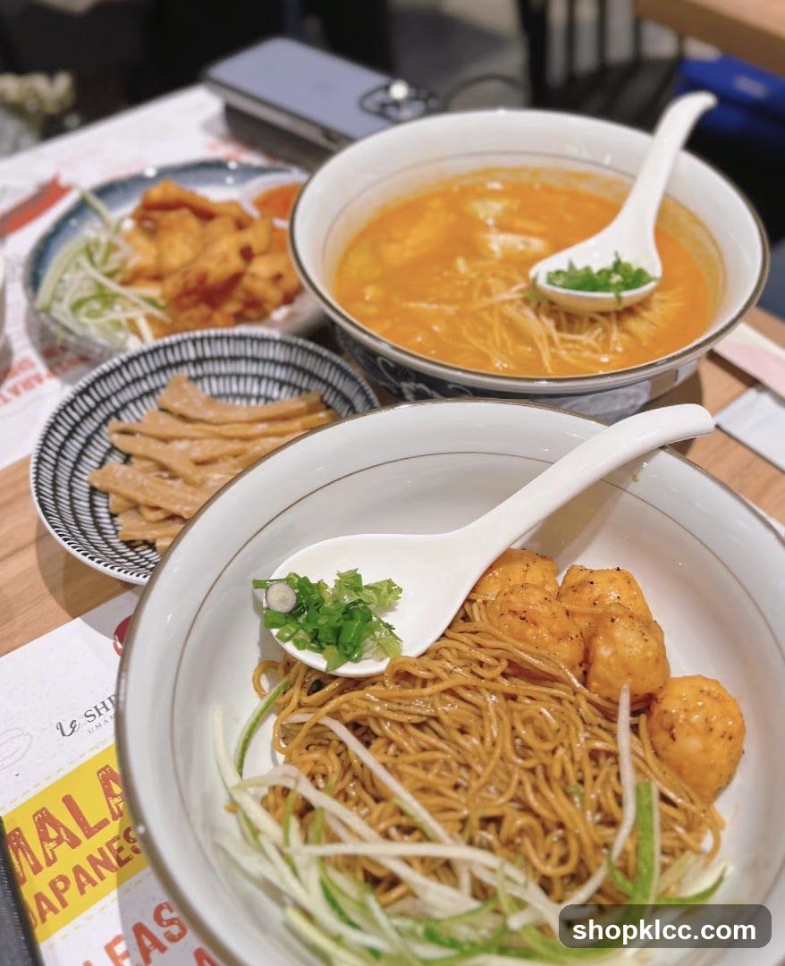 Noodles and Fried Food