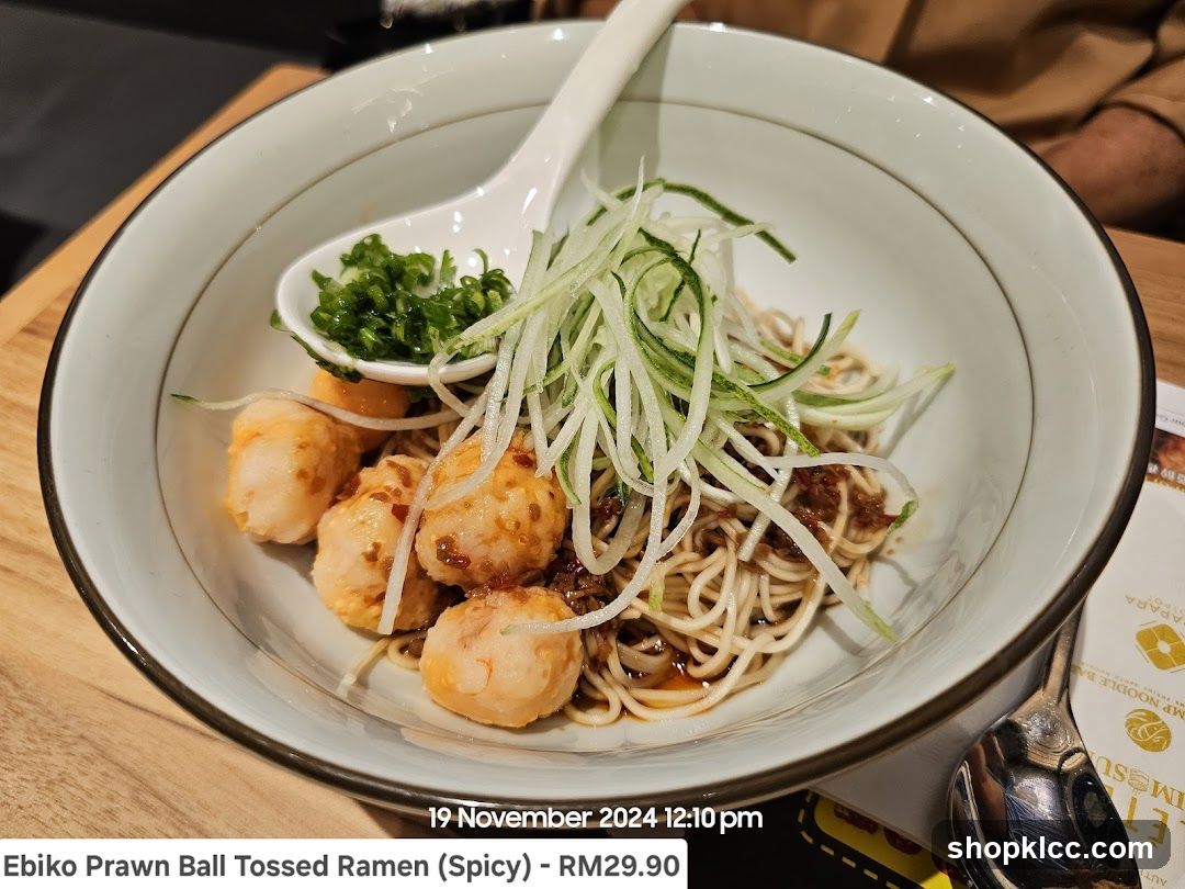 Ebiko Prawn Ball Tossed Ramen
