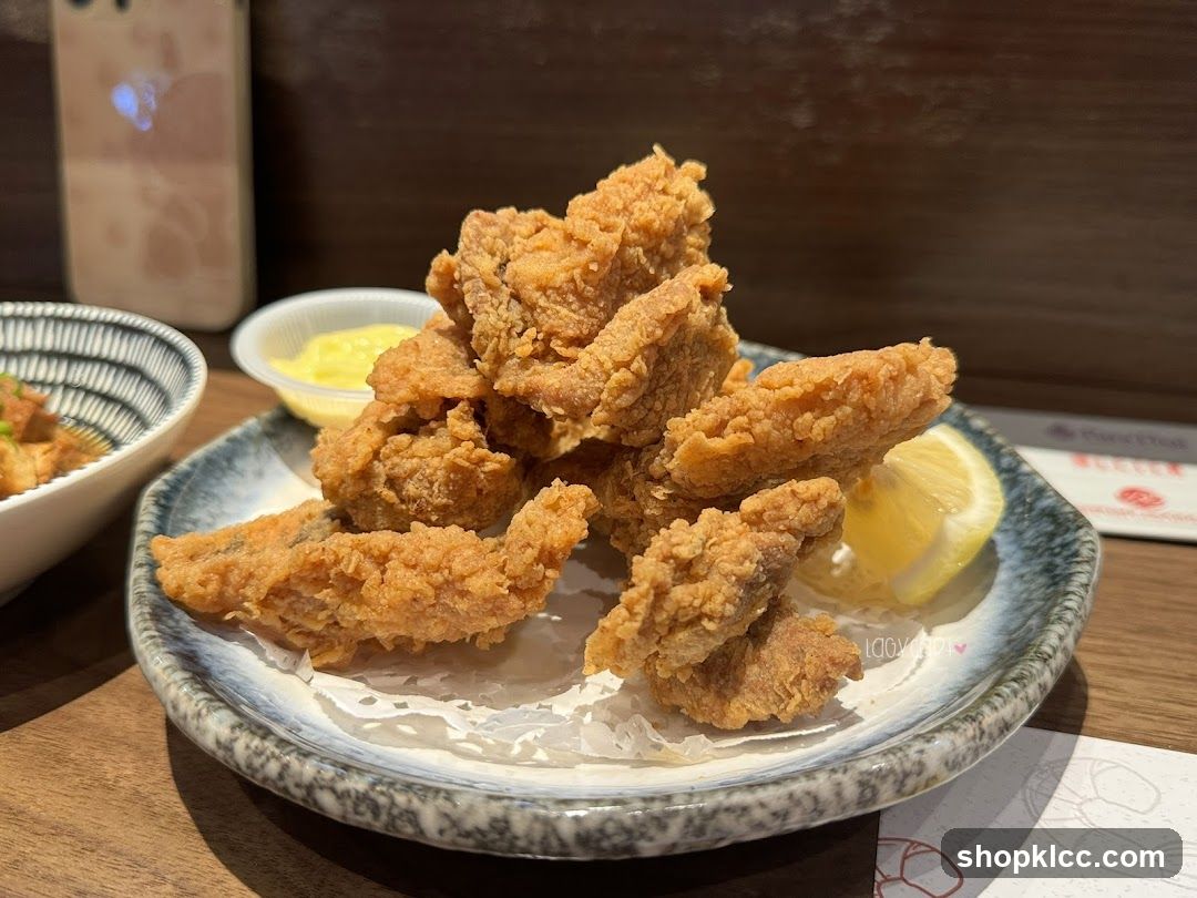 Fried Chicken with Lemon and Dip