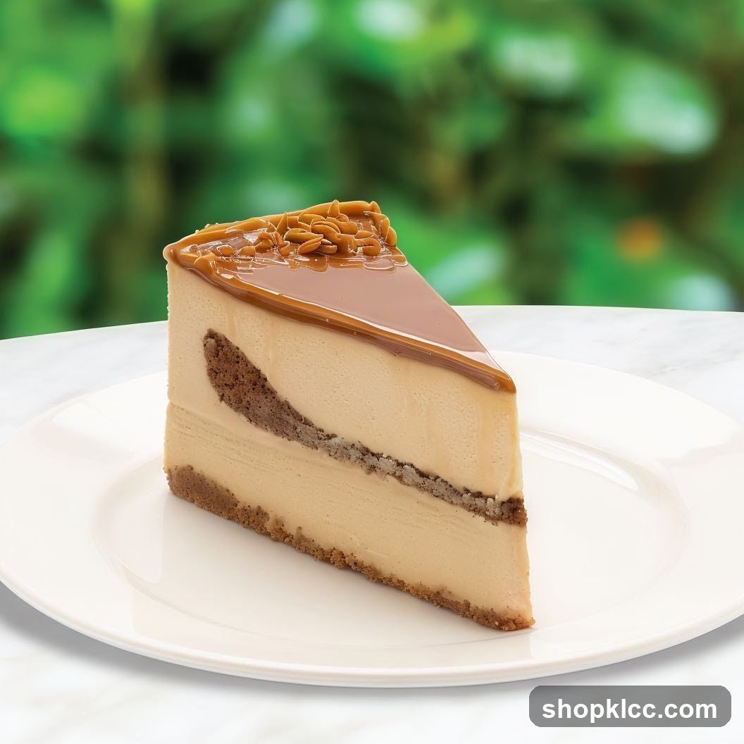 Caramel Cheesecake Slice