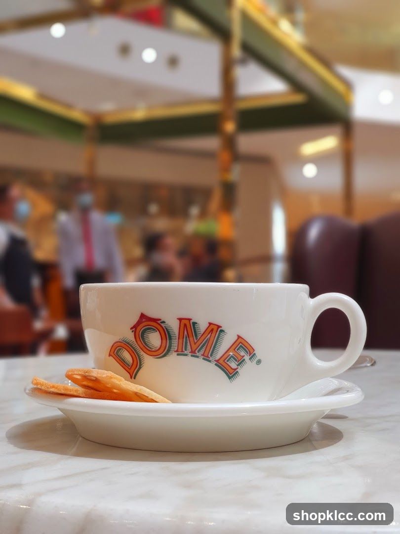 Coffee cup with cookies