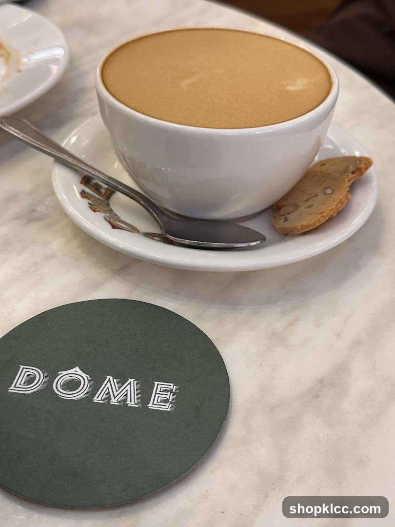 Coffee with a biscuit