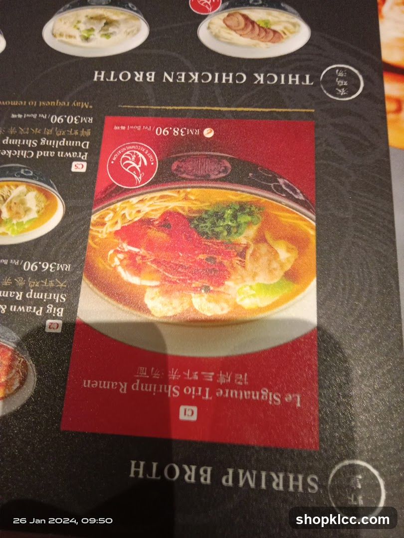Broth Menu