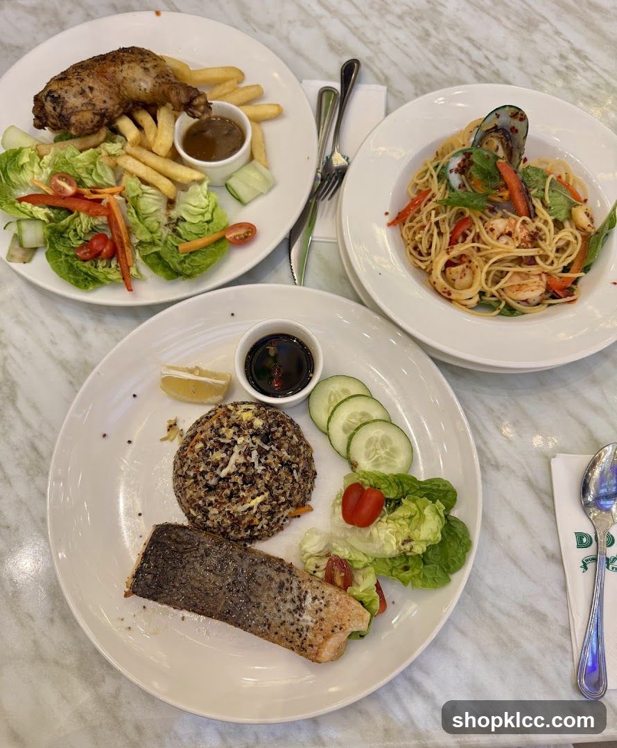 Three Plates of Food