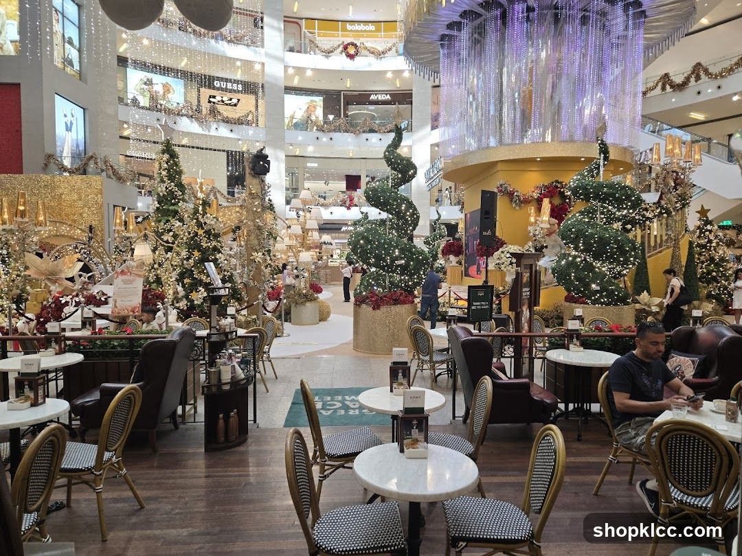 Christmas Decorations in a Mall