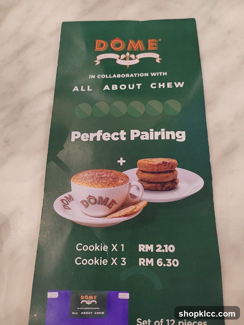 Dome Coffee and Cookies Promotion