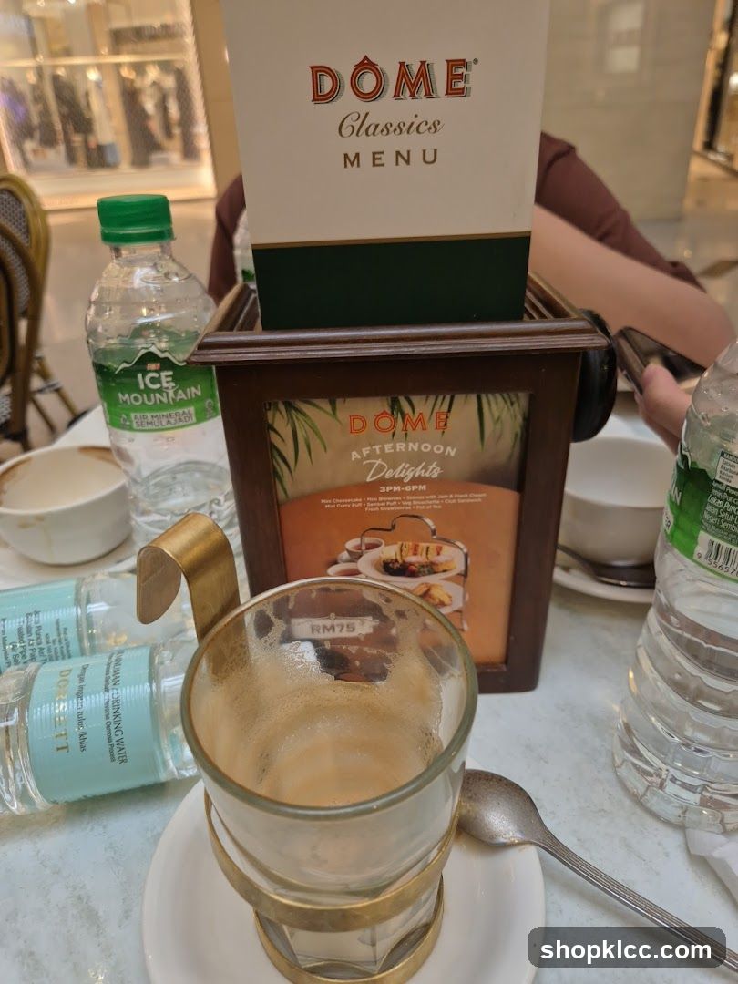 Dome Classics Menu