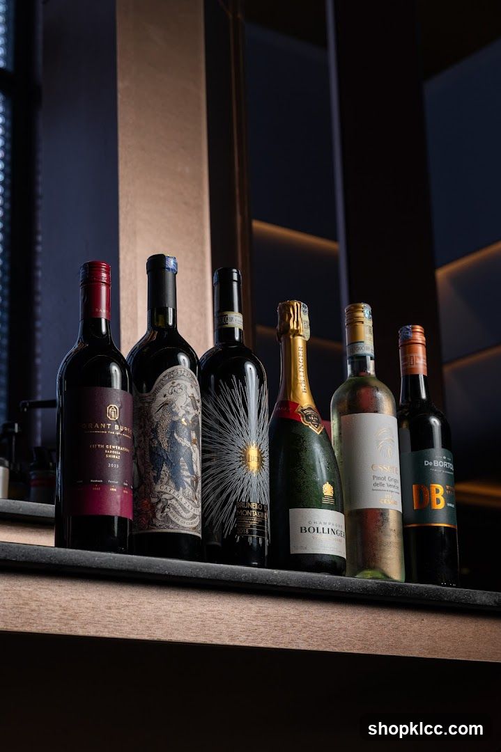 Assortment of Wine Bottles