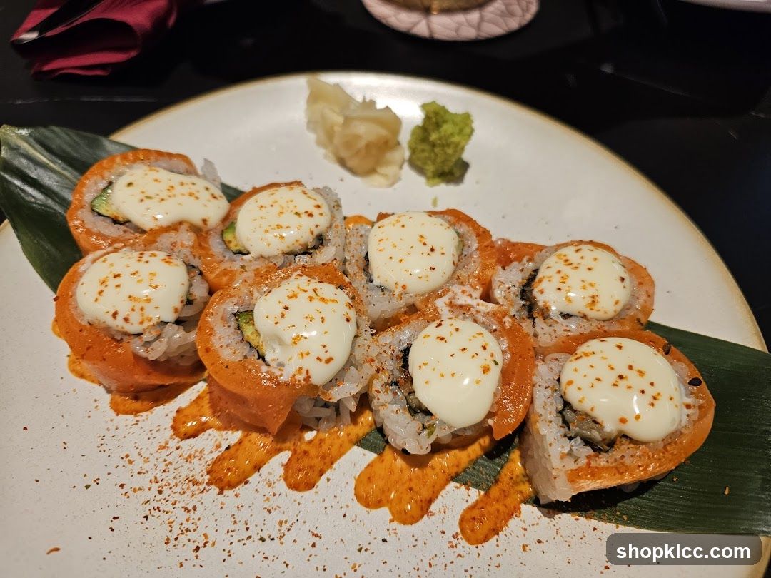 Spicy Salmon Sushi Rolls