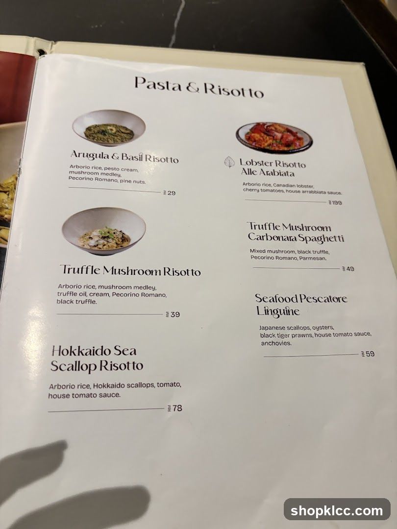 Pasta & Risotto