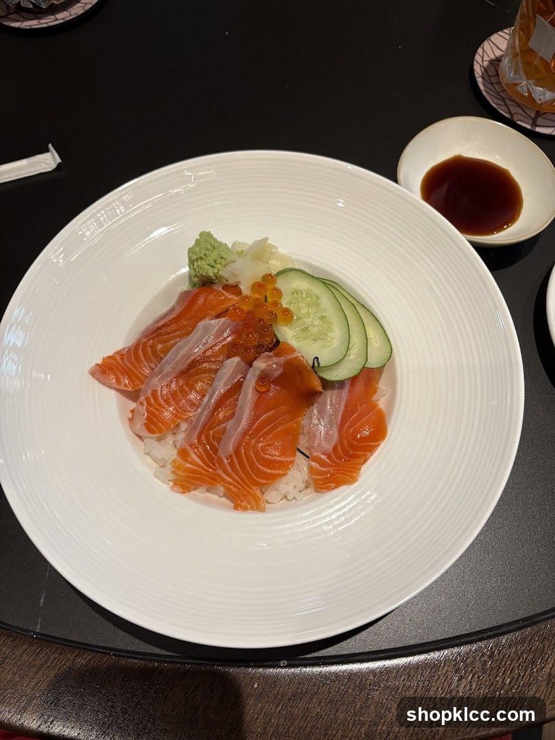 Salmon Sashimi Bowl