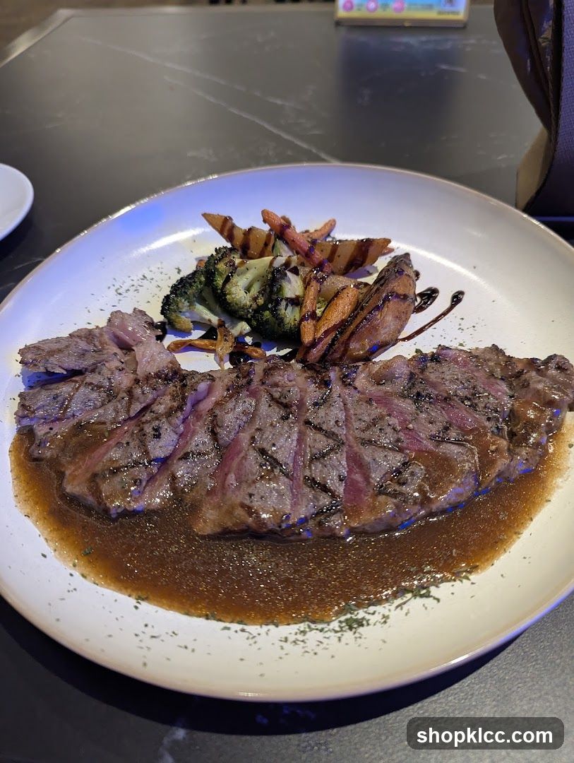 Steak with vegetables