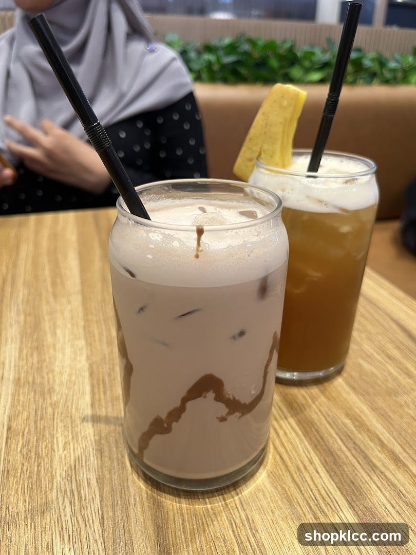 Two Drinks on a Table