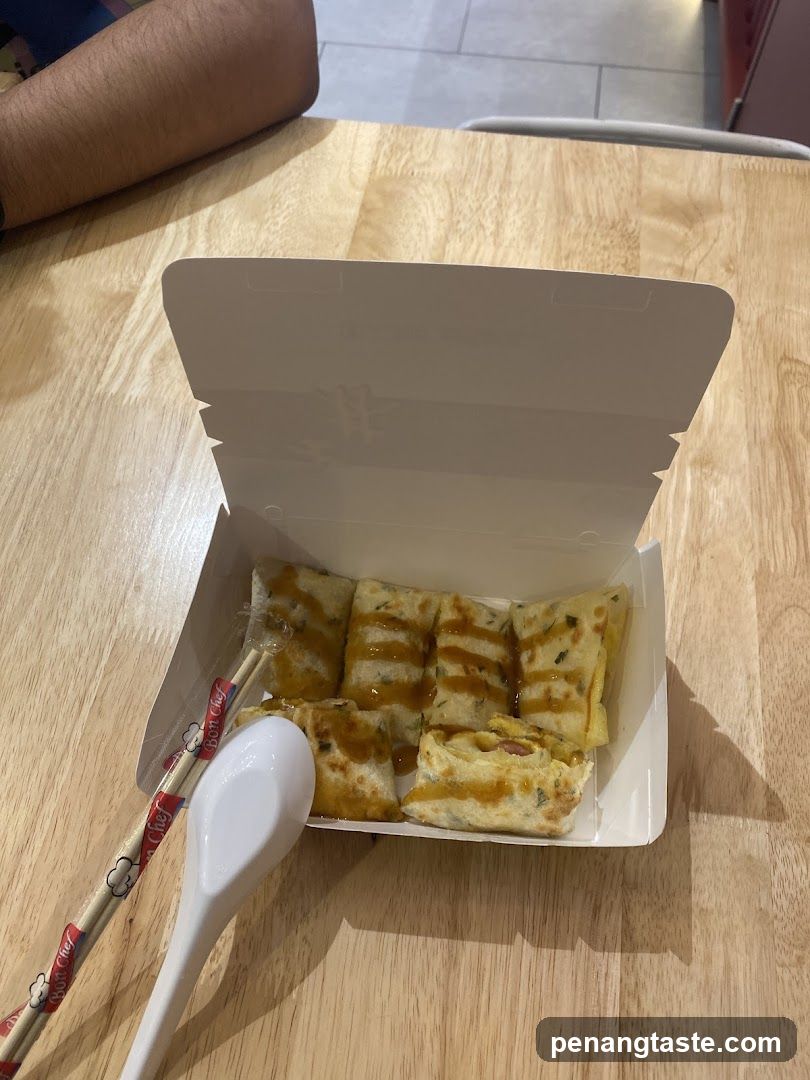 Rolled Omelets with Sauce