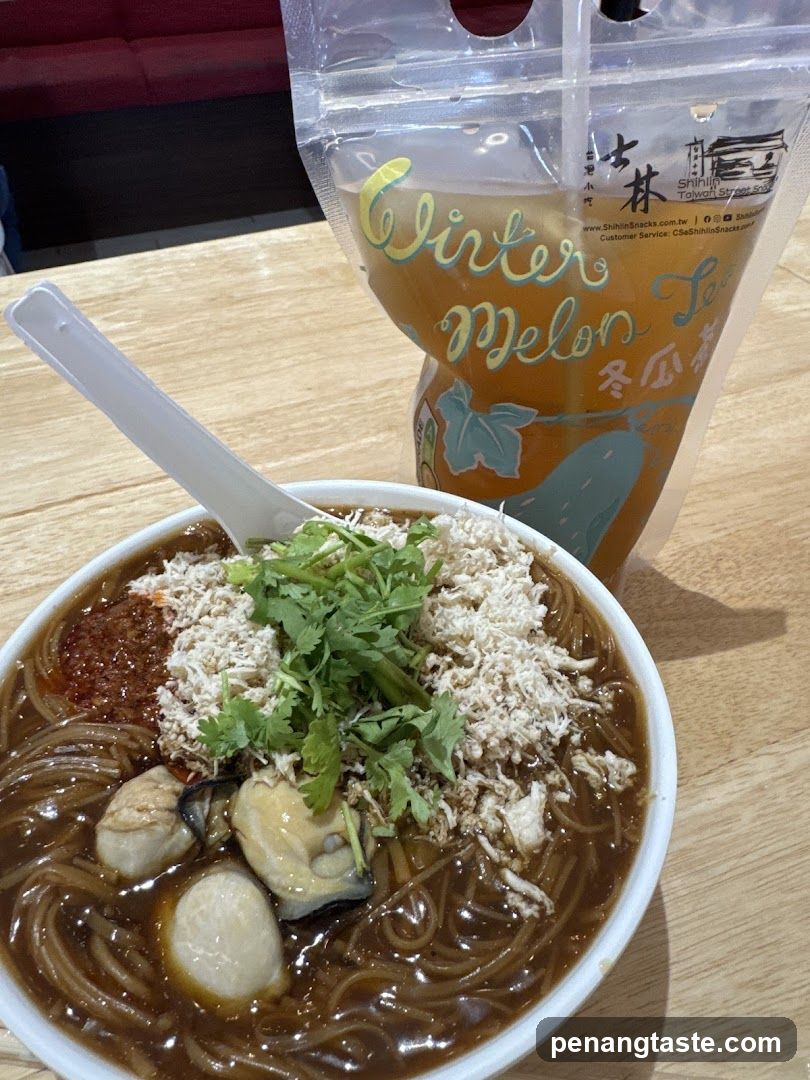 Oyster Mee Sua and Winter Melon Tea
