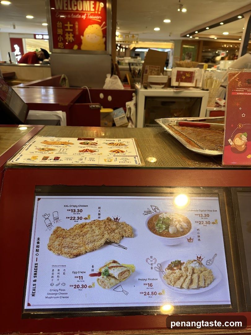 Taiwanese Food Menu